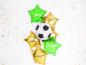 Preview: Folienballon rund - Fußball - ø 43cm